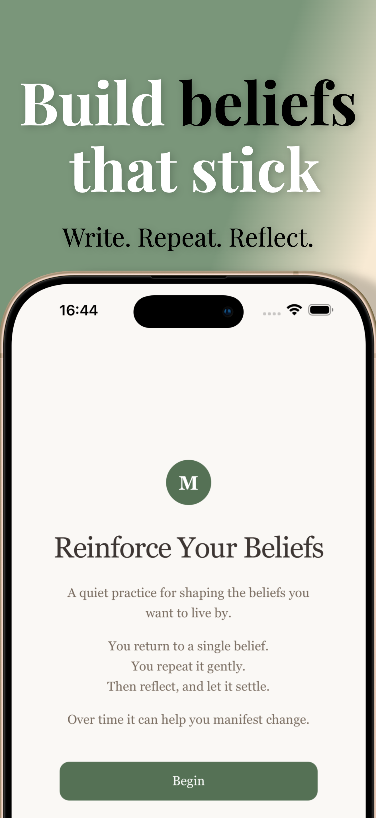 Build beliefs that stick